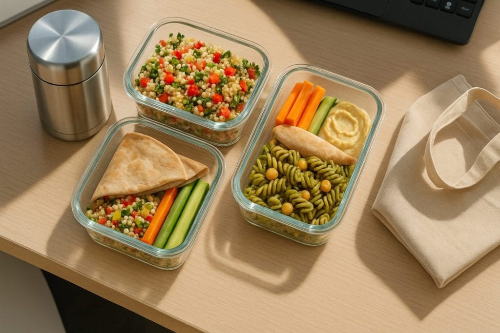 No-fridge meal prep for a refreshing office lunch
